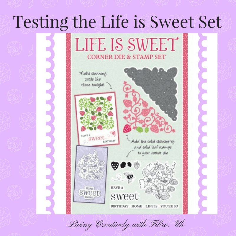 Testing the Life is Sweet Stamps and Die Set 1 Testing the Life is Sweet Set