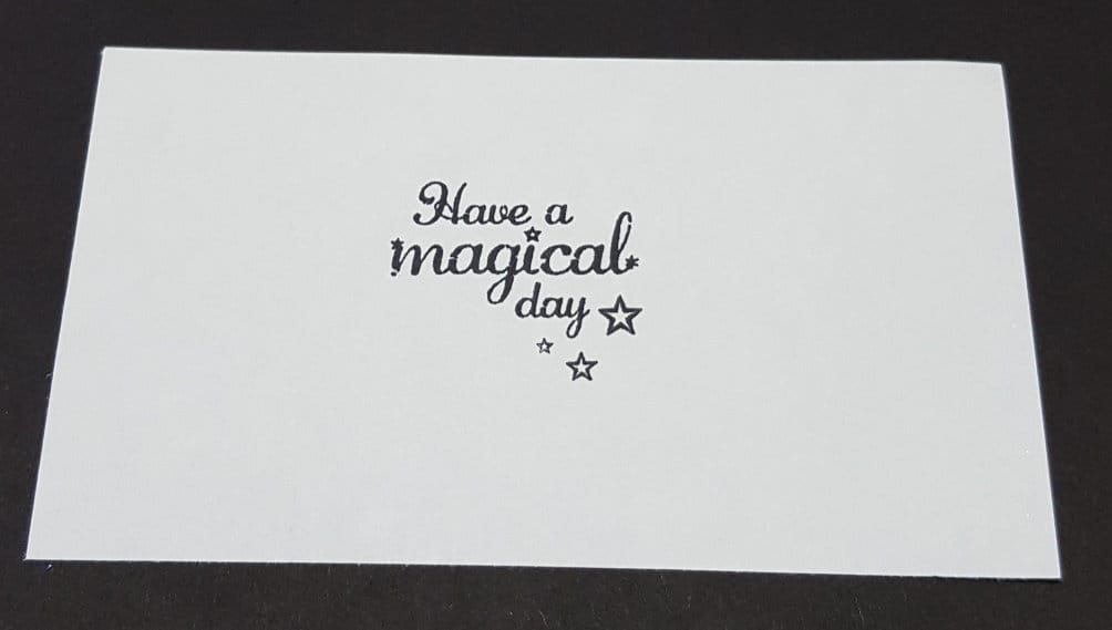 Testing the Fairy Dust Stamp Set 2 Fairy Dust Sentiment