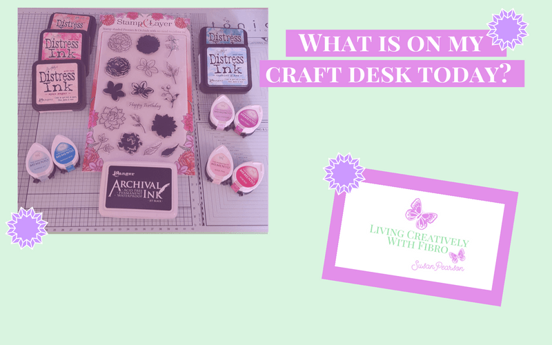 Living Creatively with Fibro | Stamp & Layer Peonies and Orchids Set
