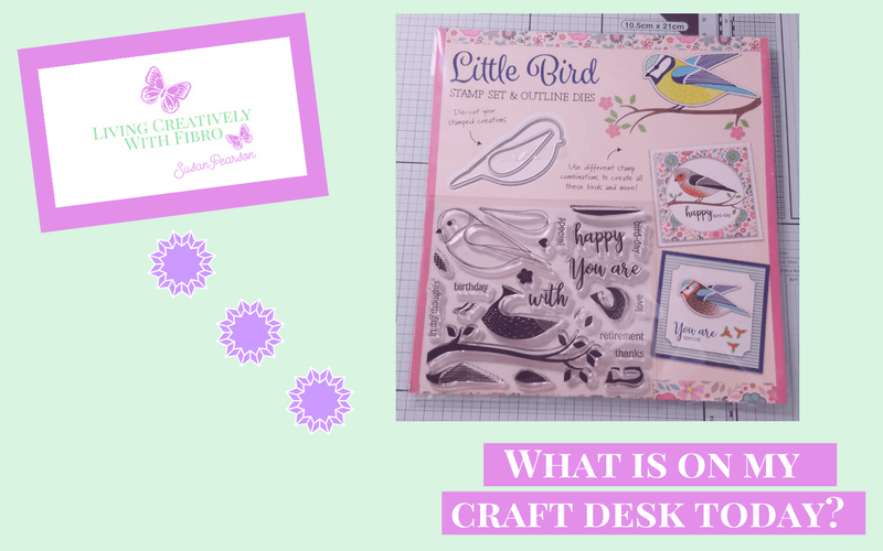 Living Creatively with Fibro | What's on my craft desk today