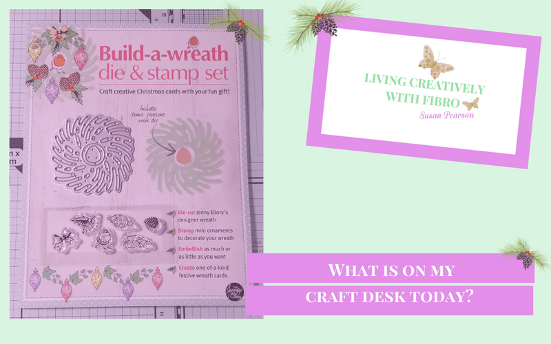 Living Creatively with Fibro | Build a Wreath on Craft Desk