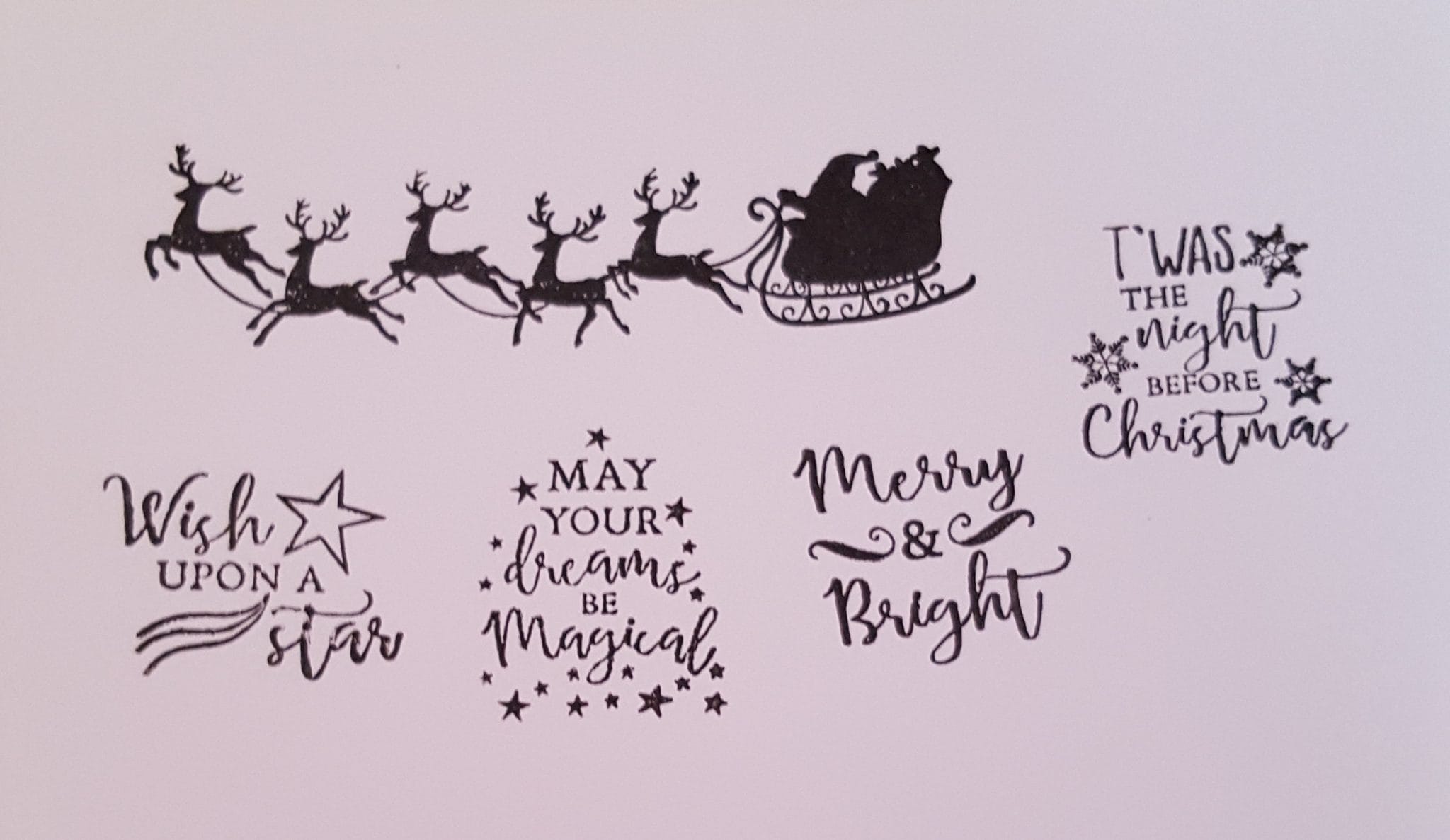 Is it going to be a Starry Night in my craft space? 2 Starry Night Stamped Images