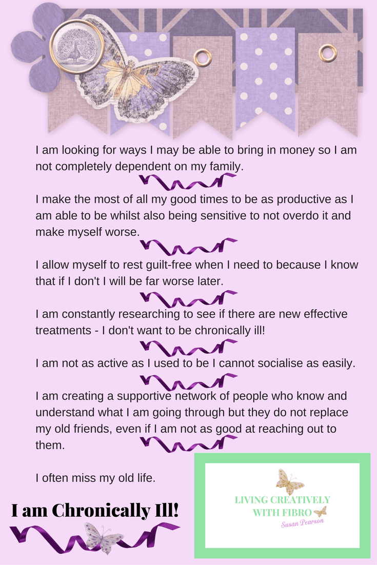 I'm not disabled I'm Chronically Ill 1 I am Chronically Ill