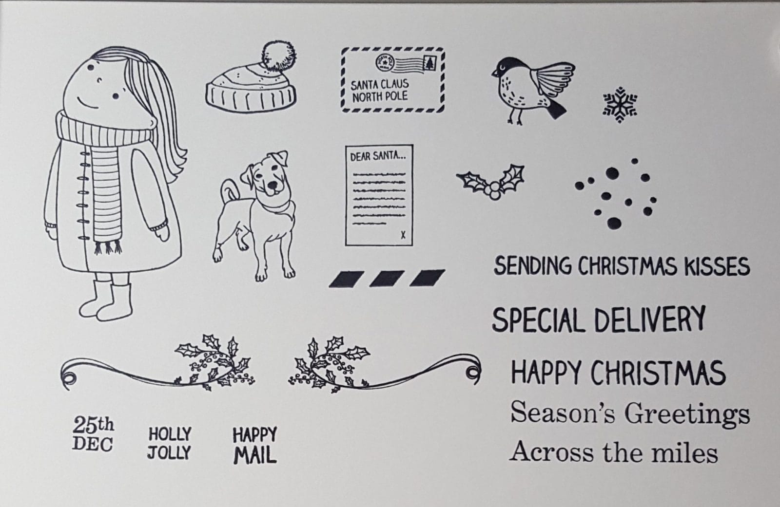 Sending Christmas Wishes 2 Sending Christmas Wishes Stamped
