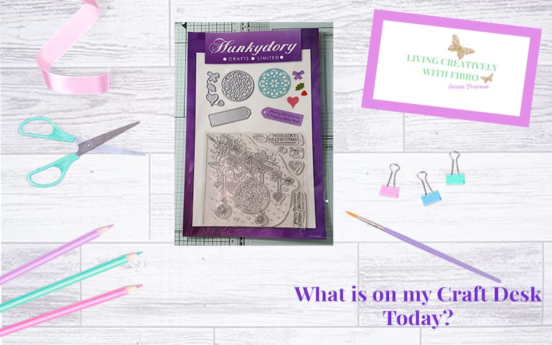 Living Creatively with Fibro | Beautiful Baubles on my Craft Desk