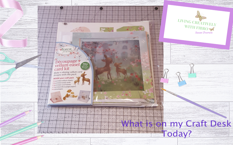 Living Creatively with Fibro | Forest Friends on Craft Desk