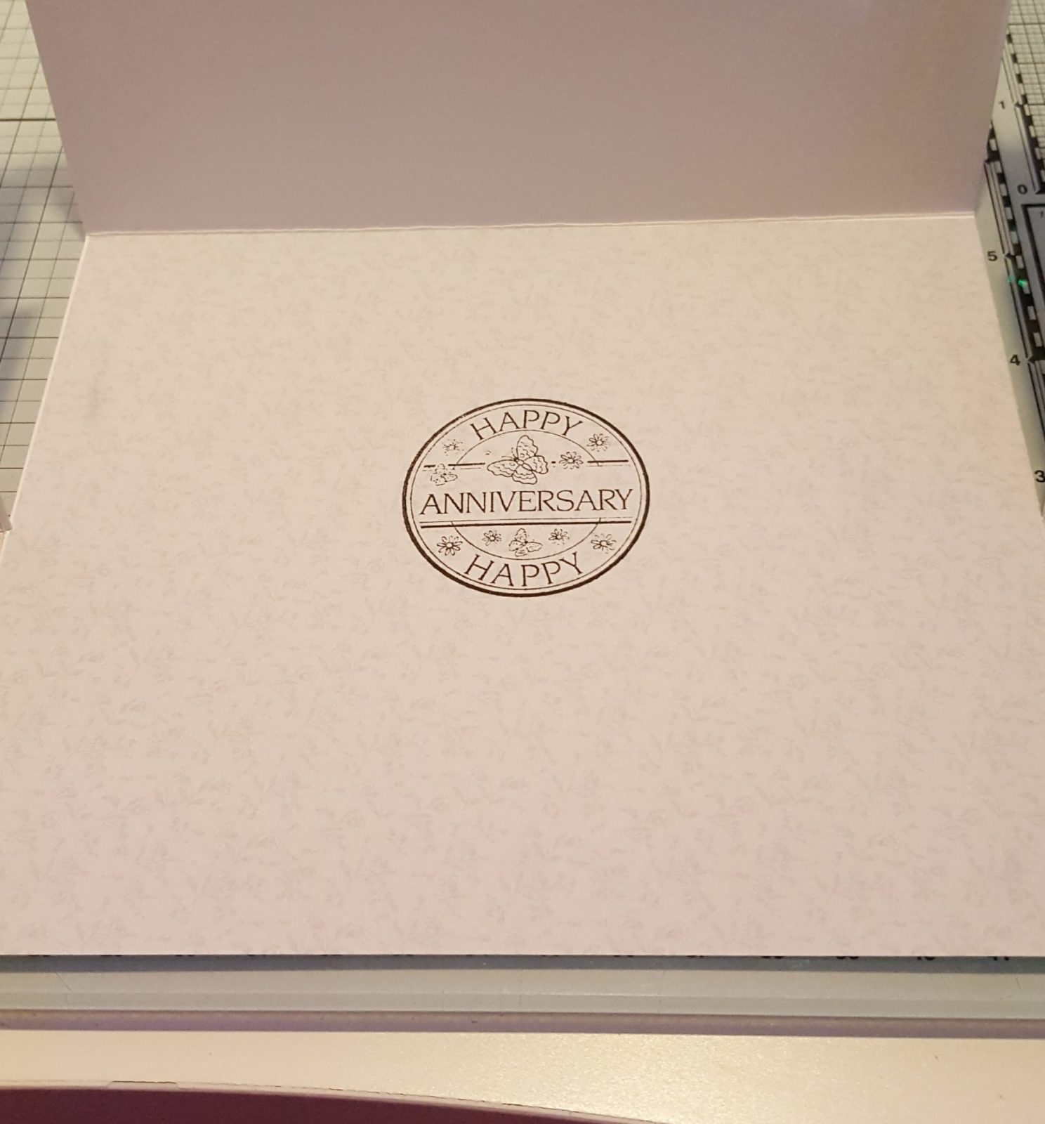 The 1st of 2 Wedding Anniversary Cards 4 Anniversary Card Insert Sentiment