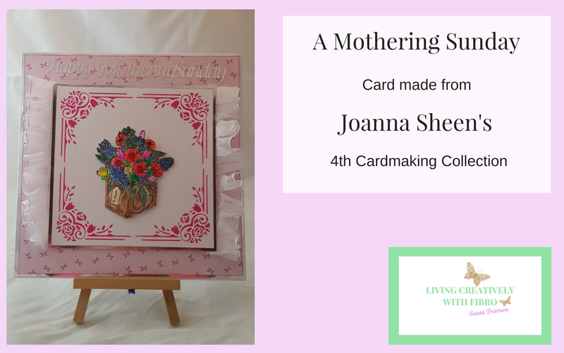 Living Creatively with Fibro | The Completed Card Blog Header for Mothering Sunday 2018