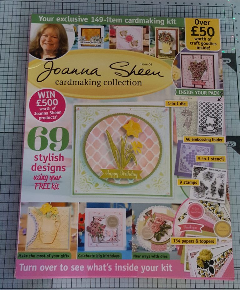 A Card for Mothering Sunday 2018 1 Living Creatively with Fibro | The box from the Joanna Sheen Cardmaking Collection 4th Edition
