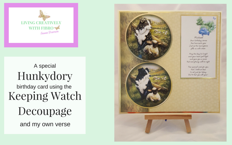 A Hunkydory Keeping Watch Card