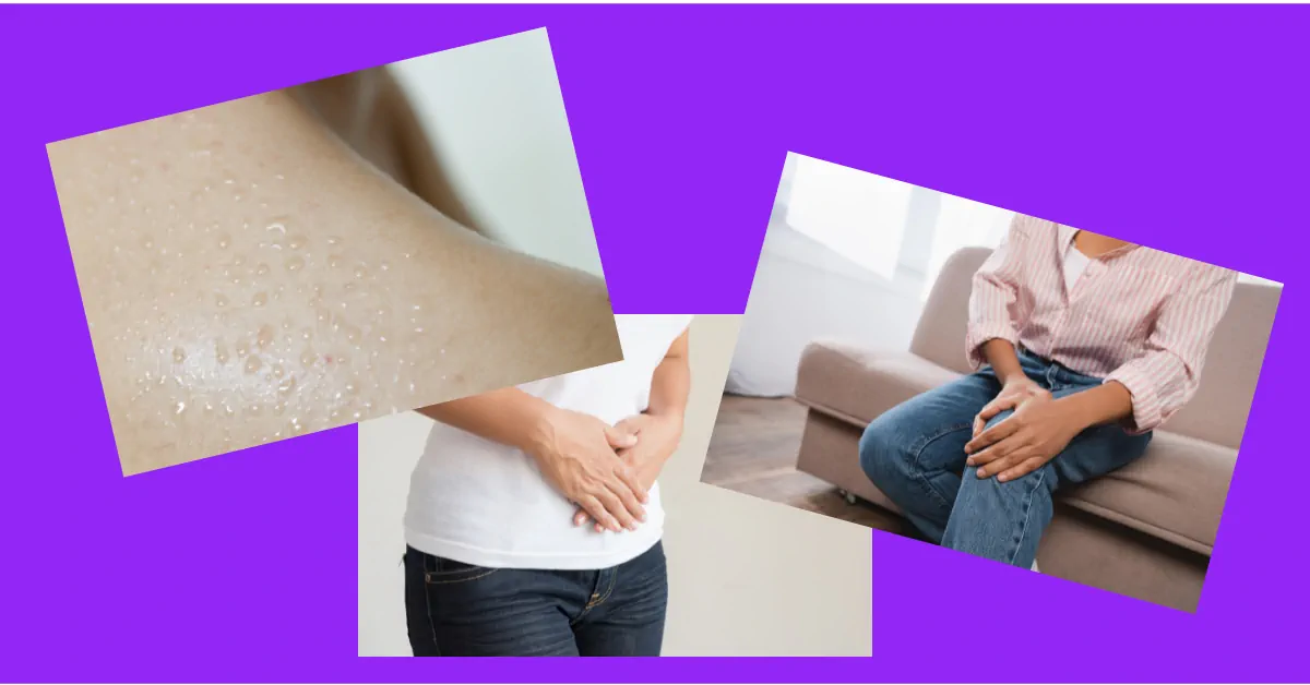 Associated Symptoms 1200×628 px An image of different Fibromyalgia related symptoms