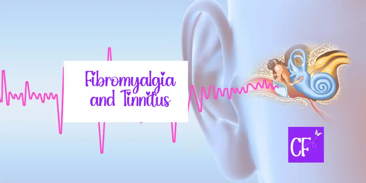An image of an ear with with a pink line running into it